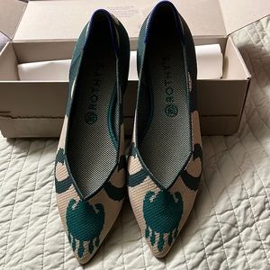 Rothy’s “the Point” shoes - limited addition print.